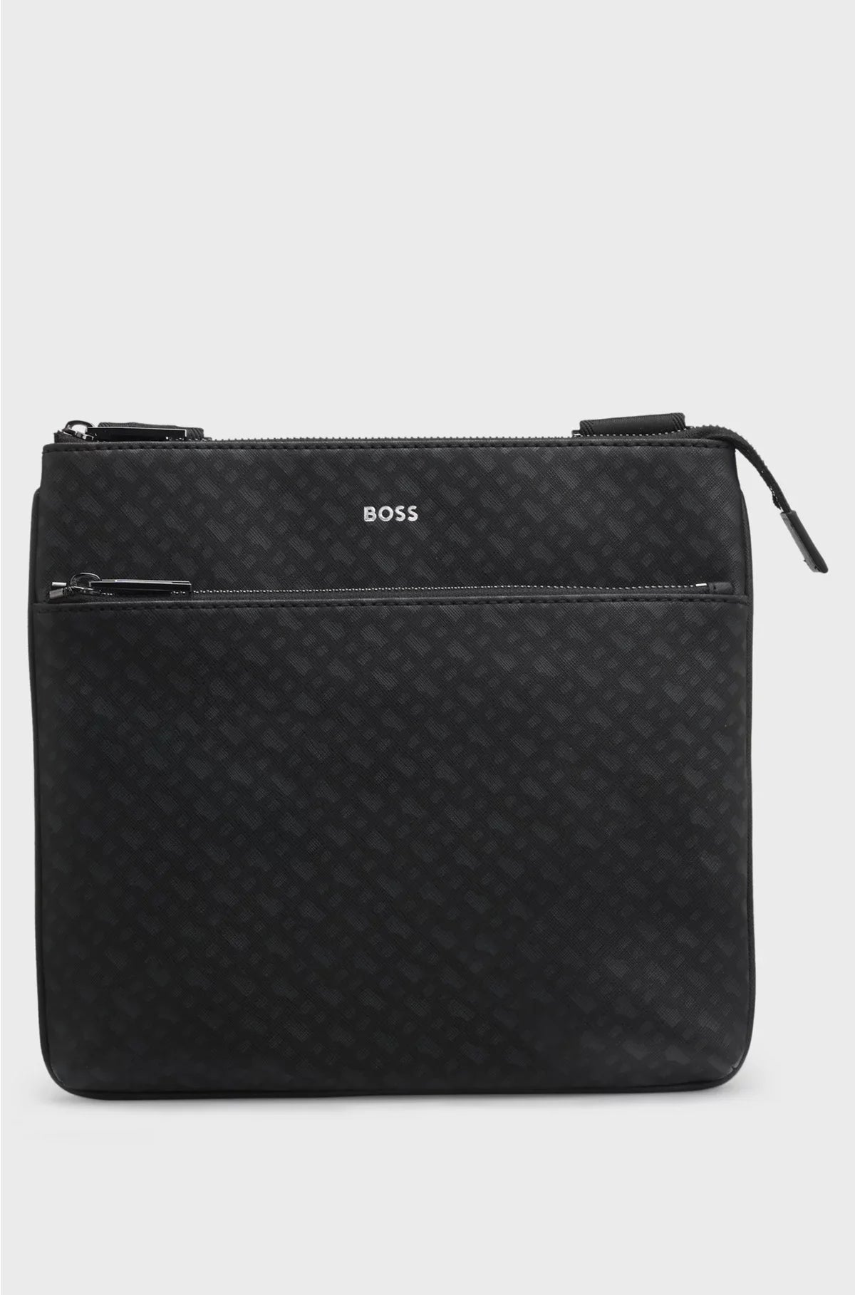 MONOGRAM ENVELOPE BAG WITH FOIL-EMBOSSED LOGO