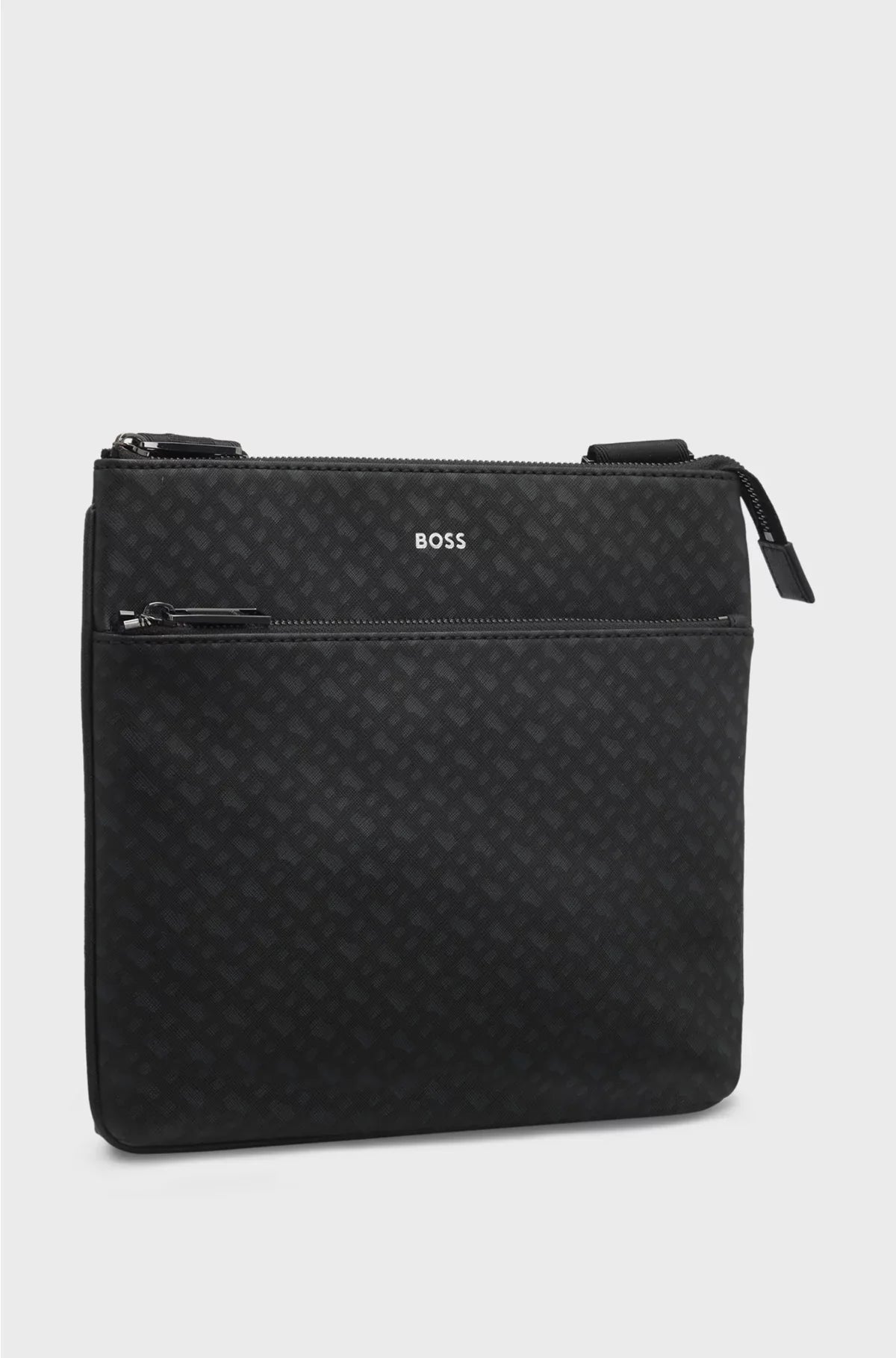 MONOGRAM ENVELOPE BAG WITH FOIL-EMBOSSED LOGO