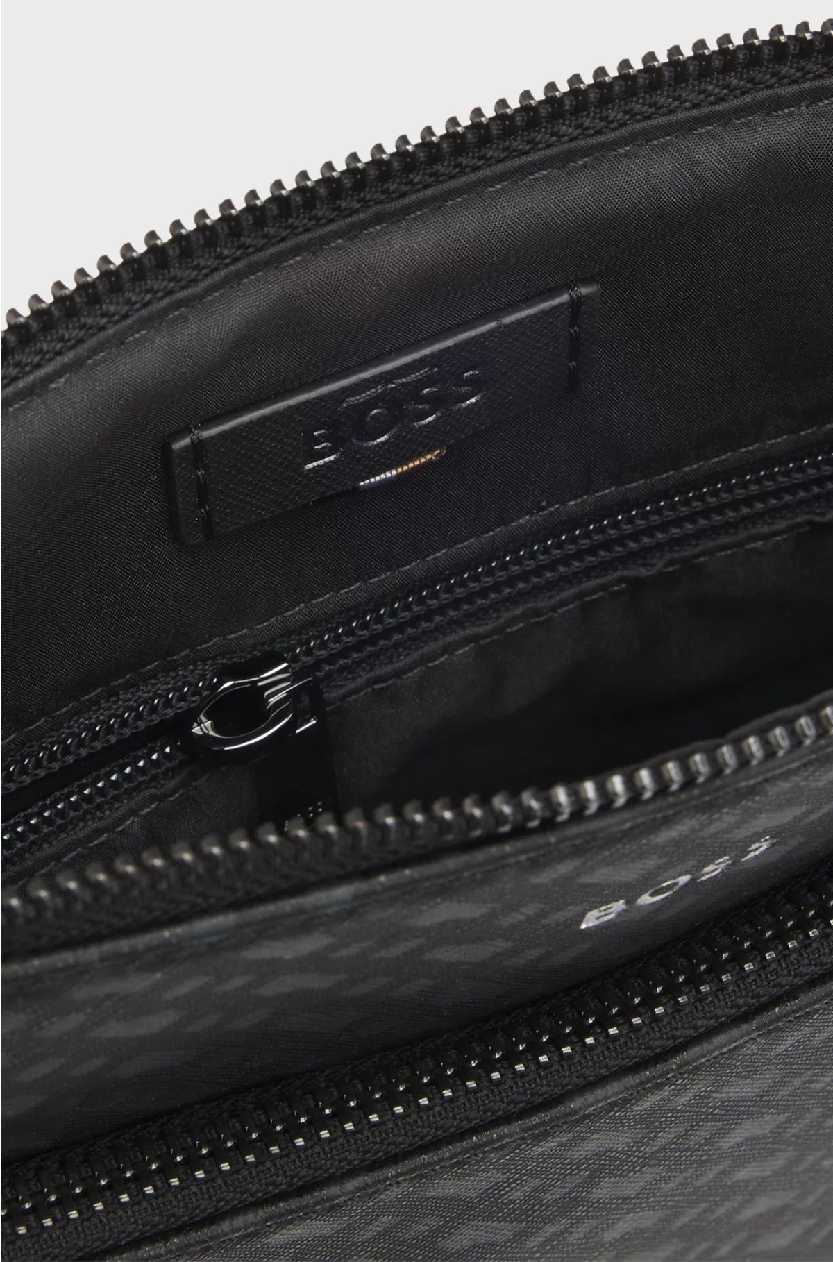 MONOGRAM ENVELOPE BAG WITH FOIL-EMBOSSED LOGO