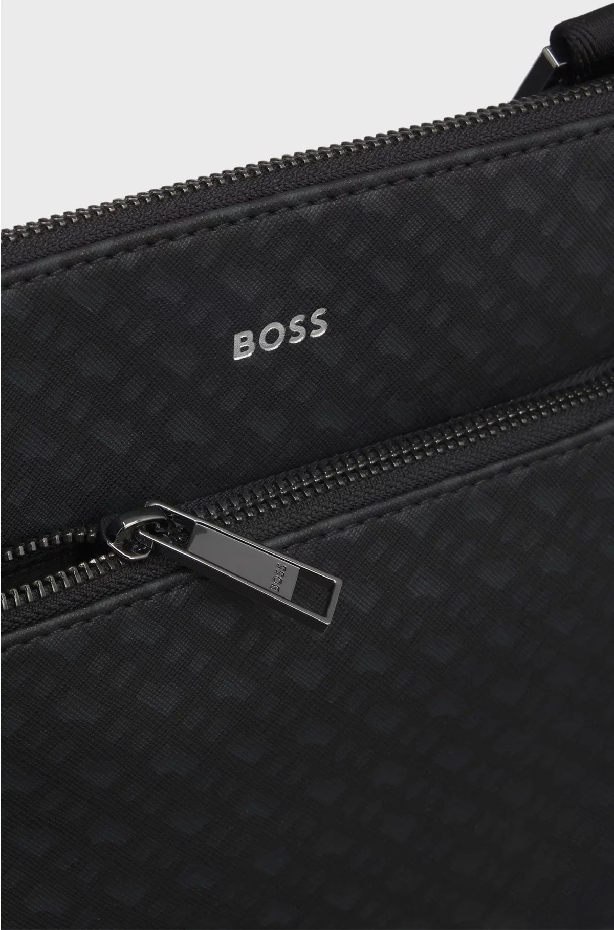 MONOGRAM ENVELOPE BAG WITH FOIL-EMBOSSED LOGO