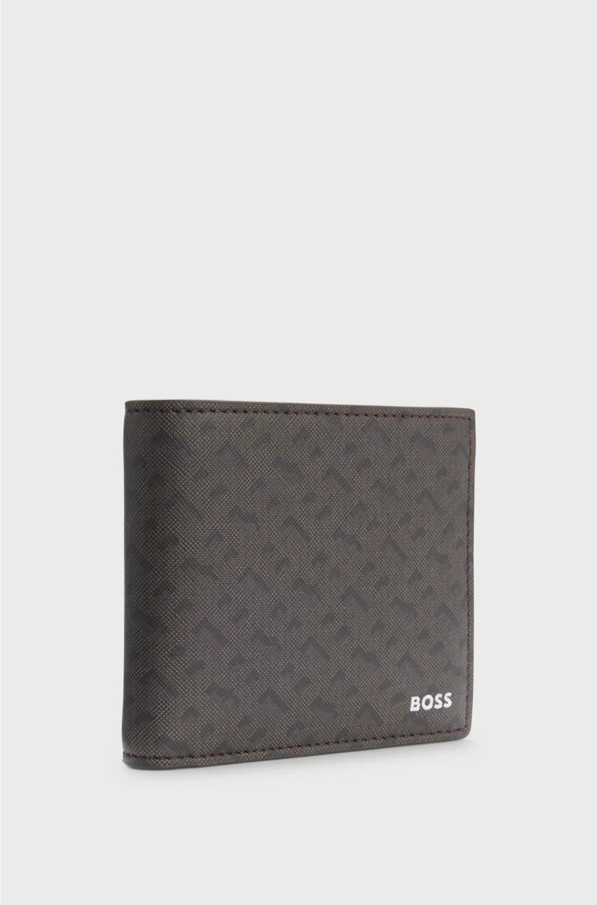 MONOGRAM WALLET WITH FOIL-EMBOSSED LOGO