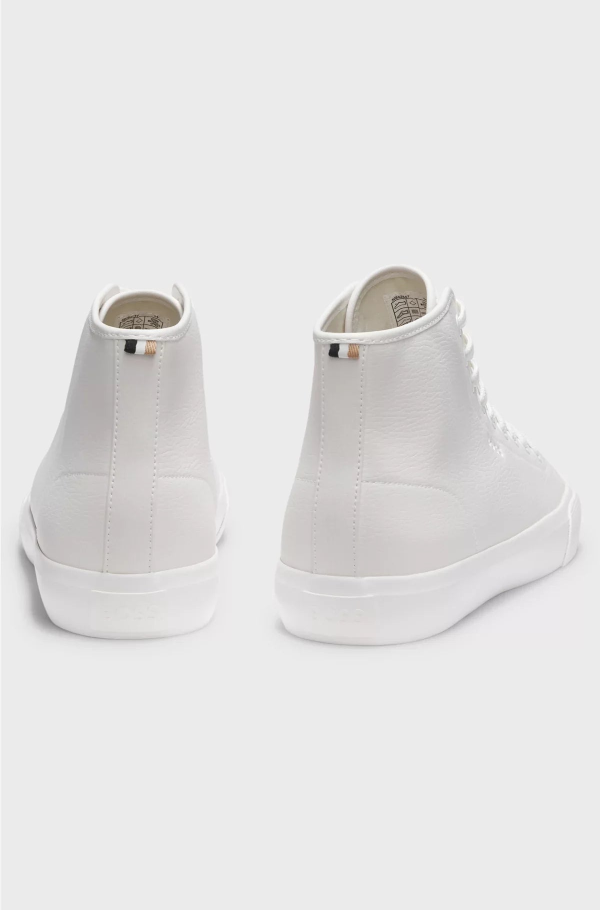 SNEAKERS ALTE IN SIMILPELLE TESTURIZZATA