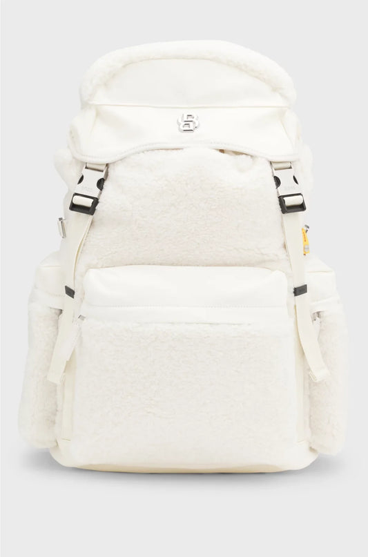 B-ICON BACKPACK WITH TEDDY TRIMS