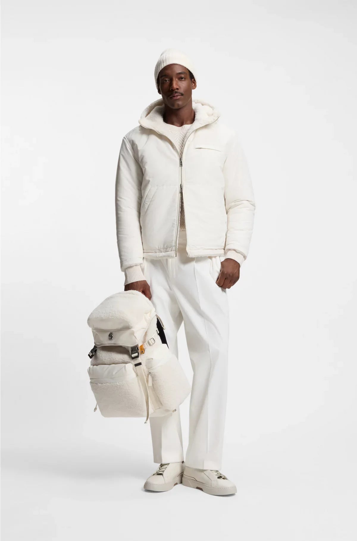 B-ICON BACKPACK WITH TEDDY TRIMS