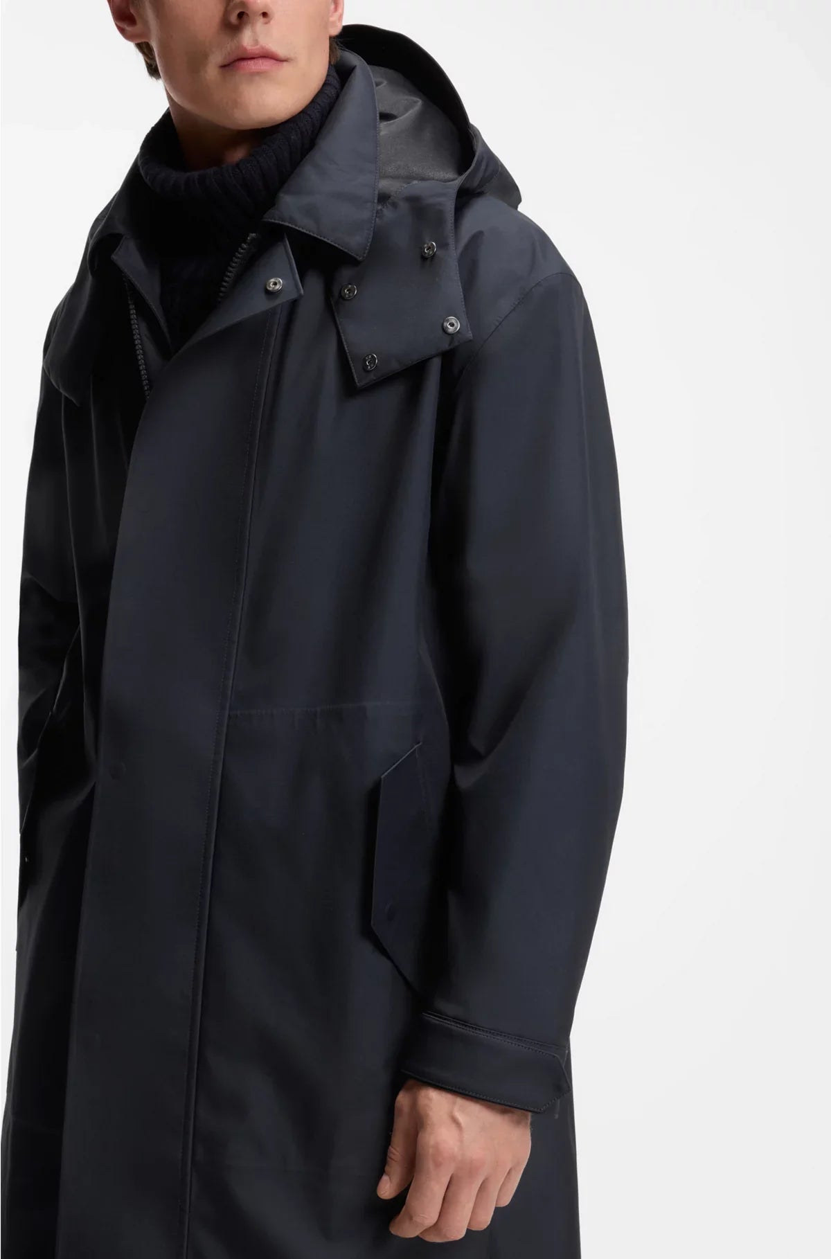 WATER-REPELLENT HOODED JACKET