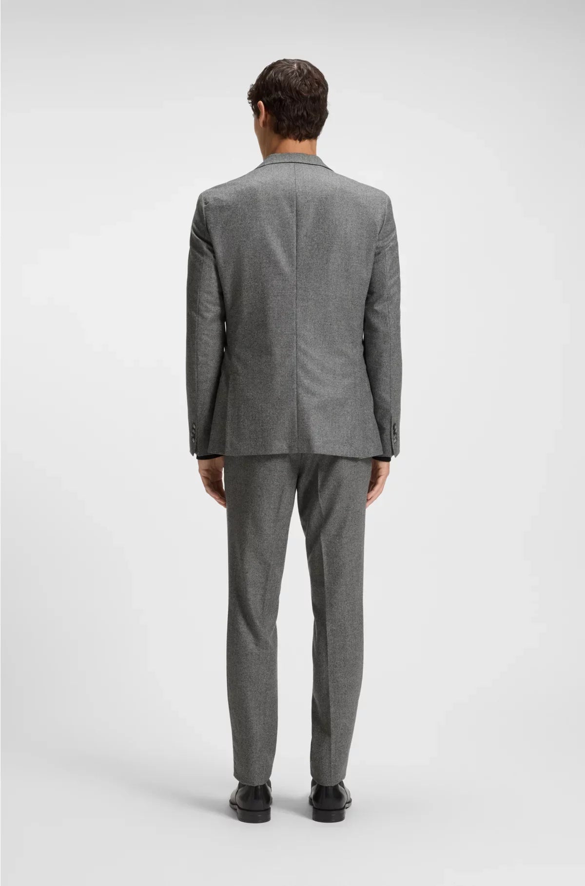 SLIM-FIT BLAZER INMICRO-PATTERNED VIRGIN WOOL