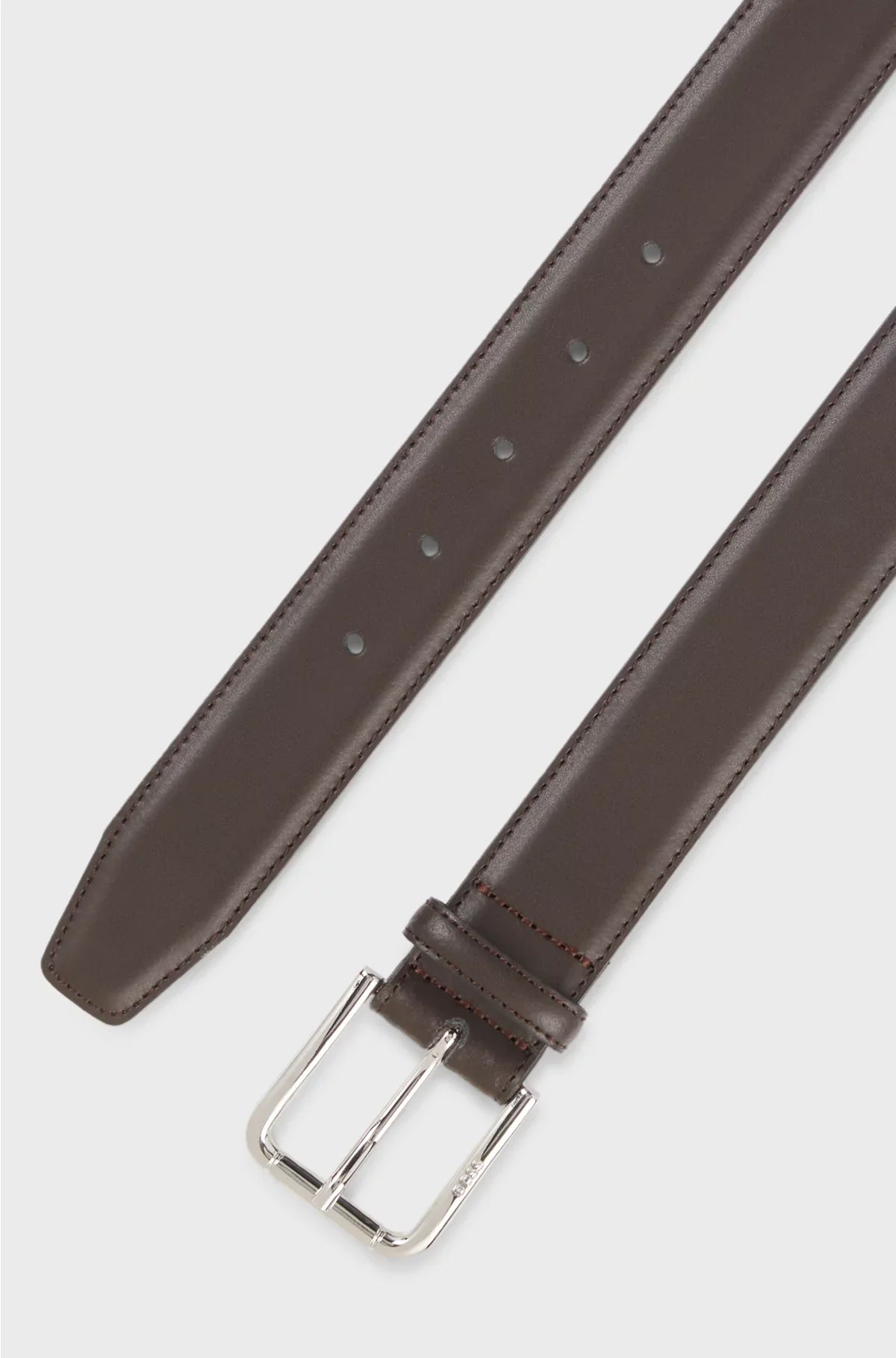CINTURA IN PELLE MADE IN ITALY CON FIBBIA LOGATA