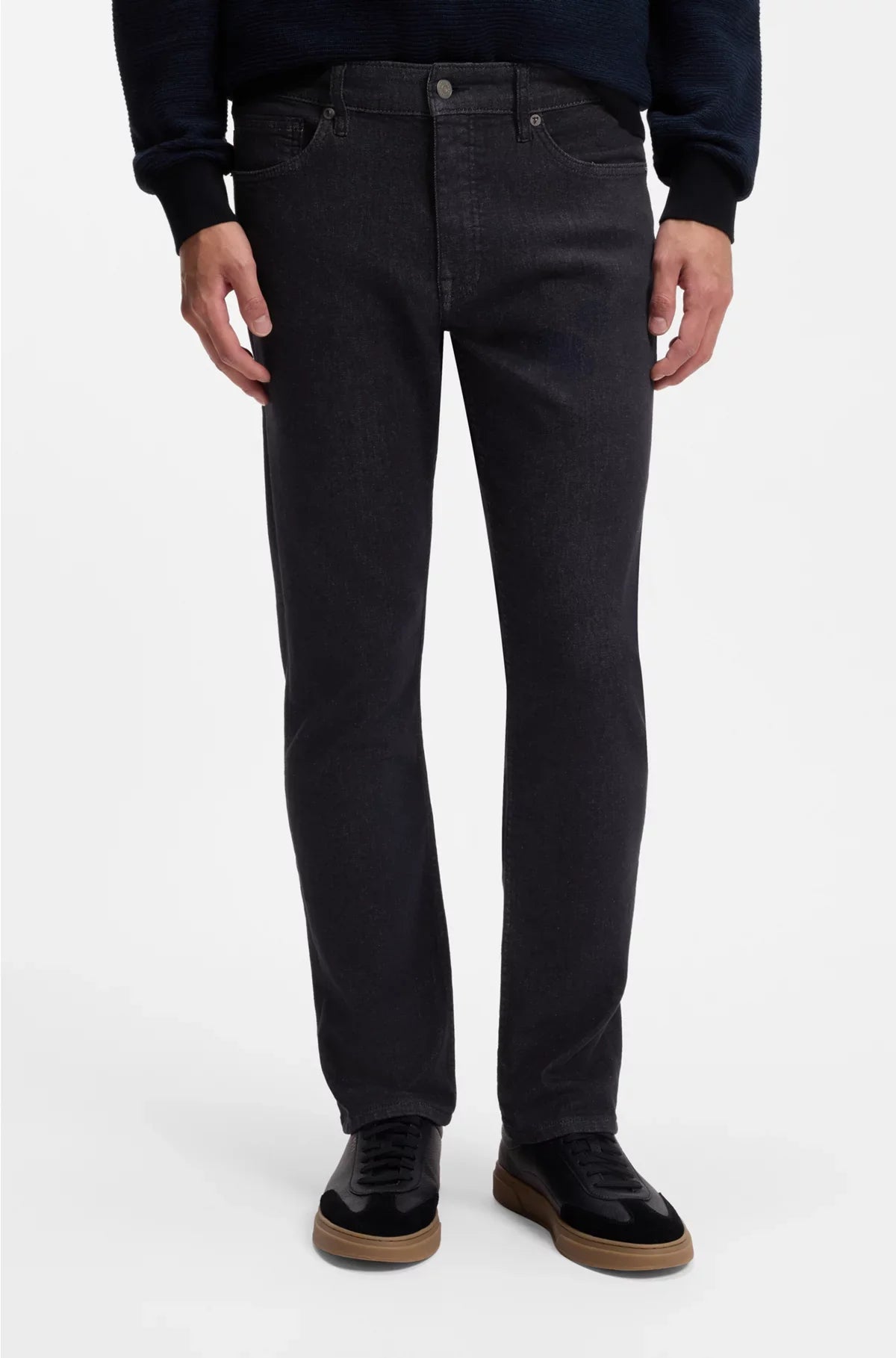 JEANS DELAWARE SLIM-FIT IN DENIM MORBIDO DARK-BLUE SOFT-MOTION