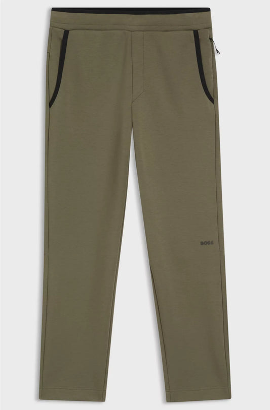 REGULAR-FIT TRACKSUIT BOTTOMS IN SUPER-SOFT STRETCH FABRIC