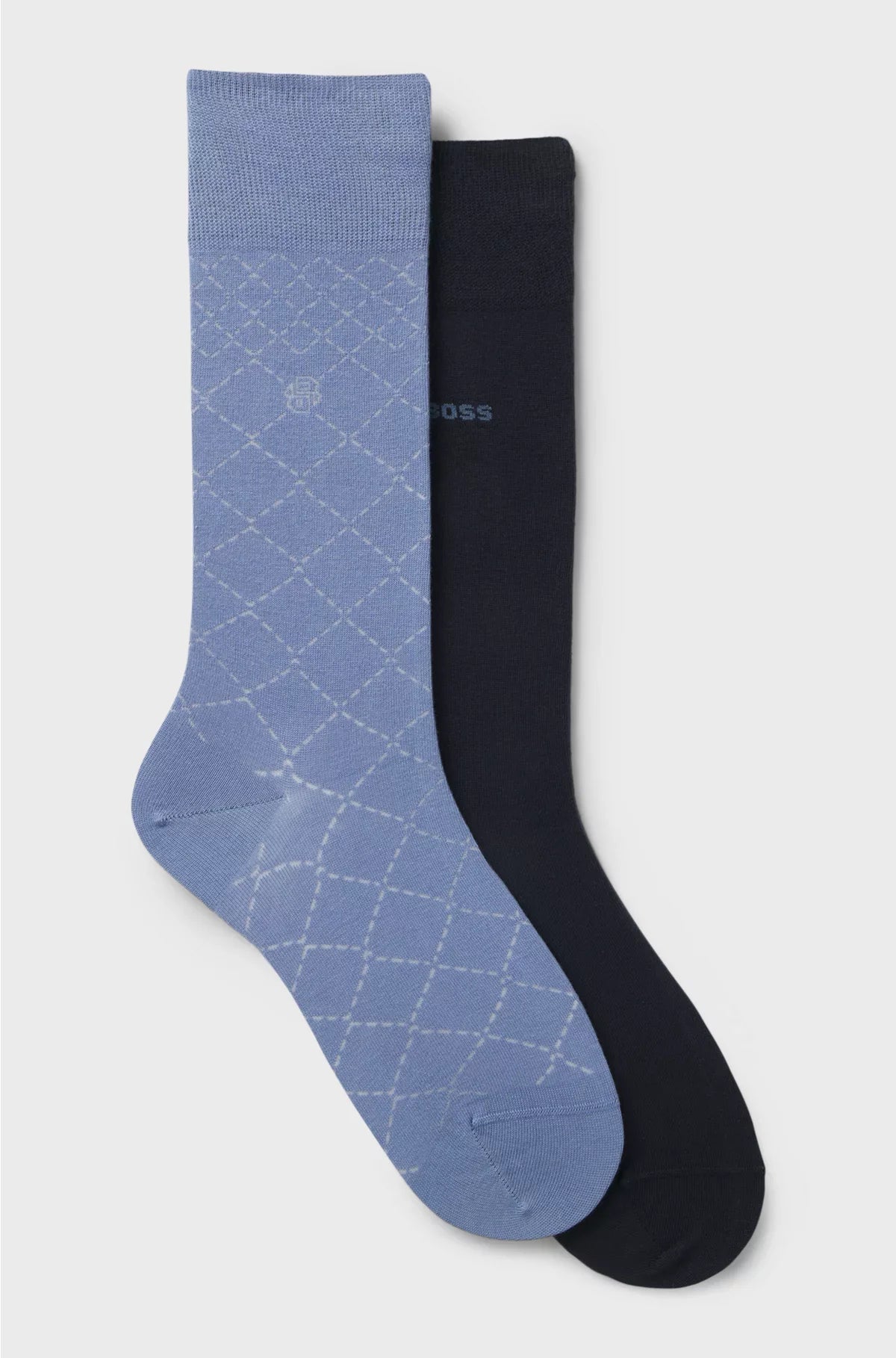 TWO-PACK OF REGULAR-LENGTH COTTON-BLEND SOCKS