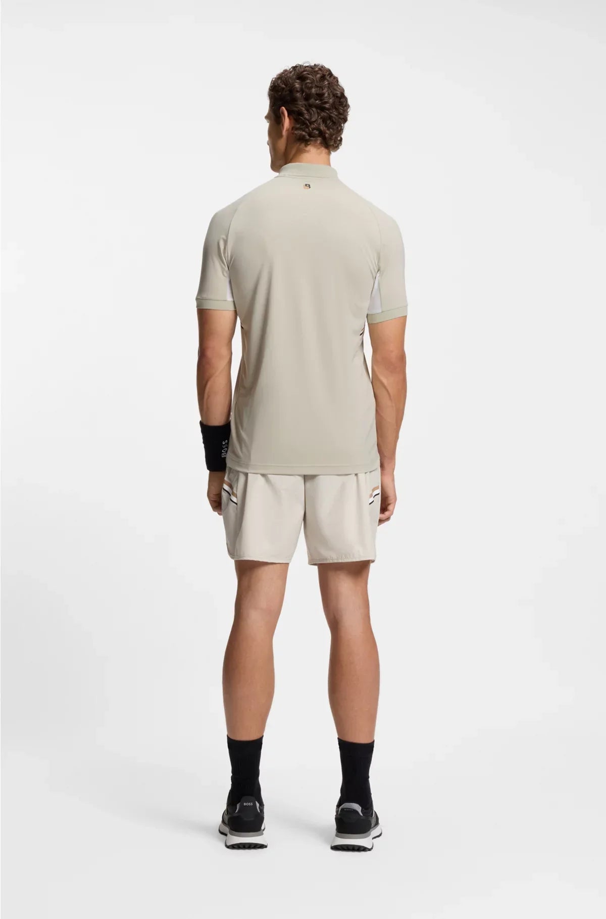 QUICK-DRY SLIM-FIT POLO SHIRT IN STRETCH FABRIC