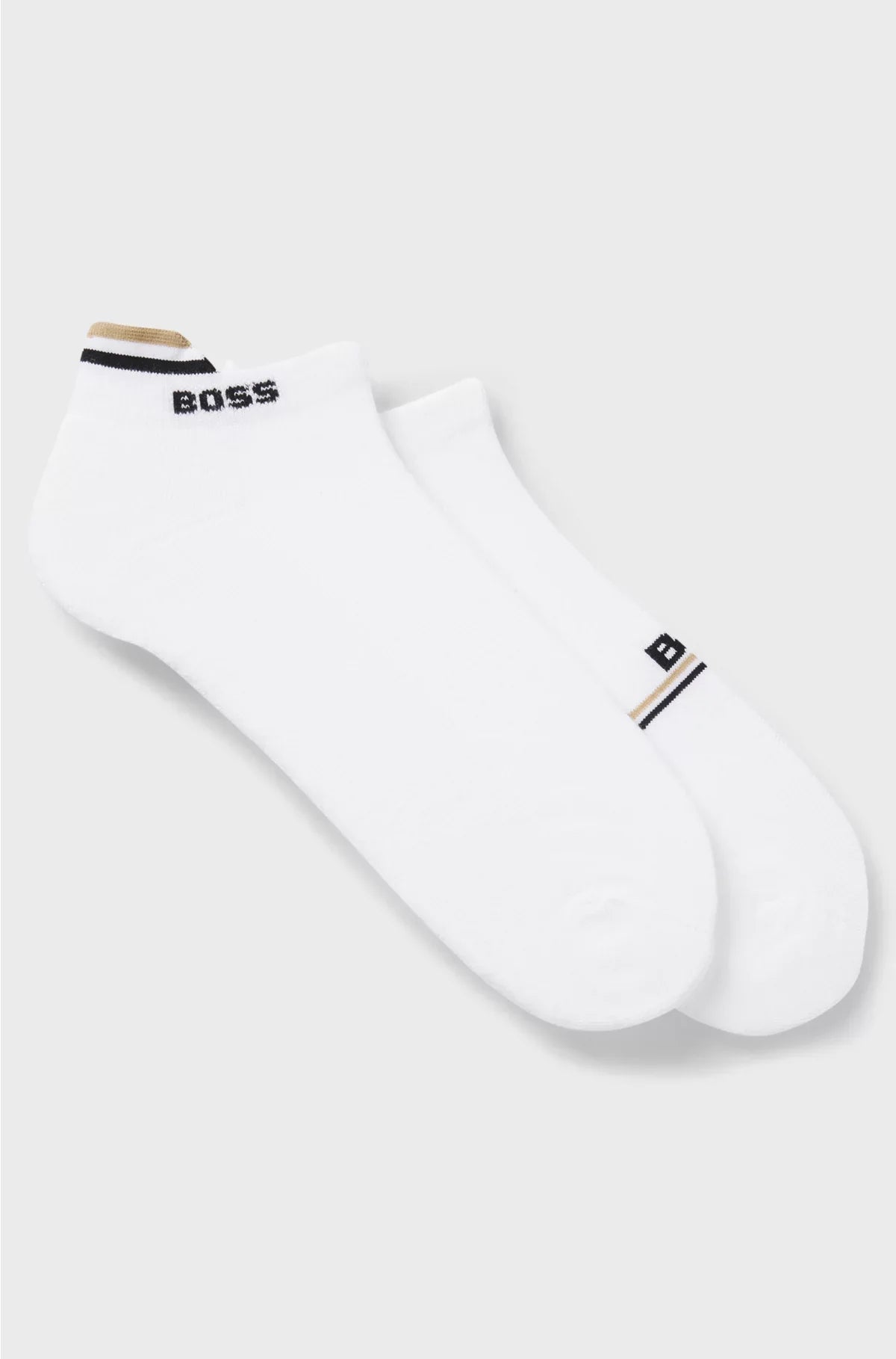 TWO-PACK OF ANKLE-LENGTH SOCKS WITH LOGOS