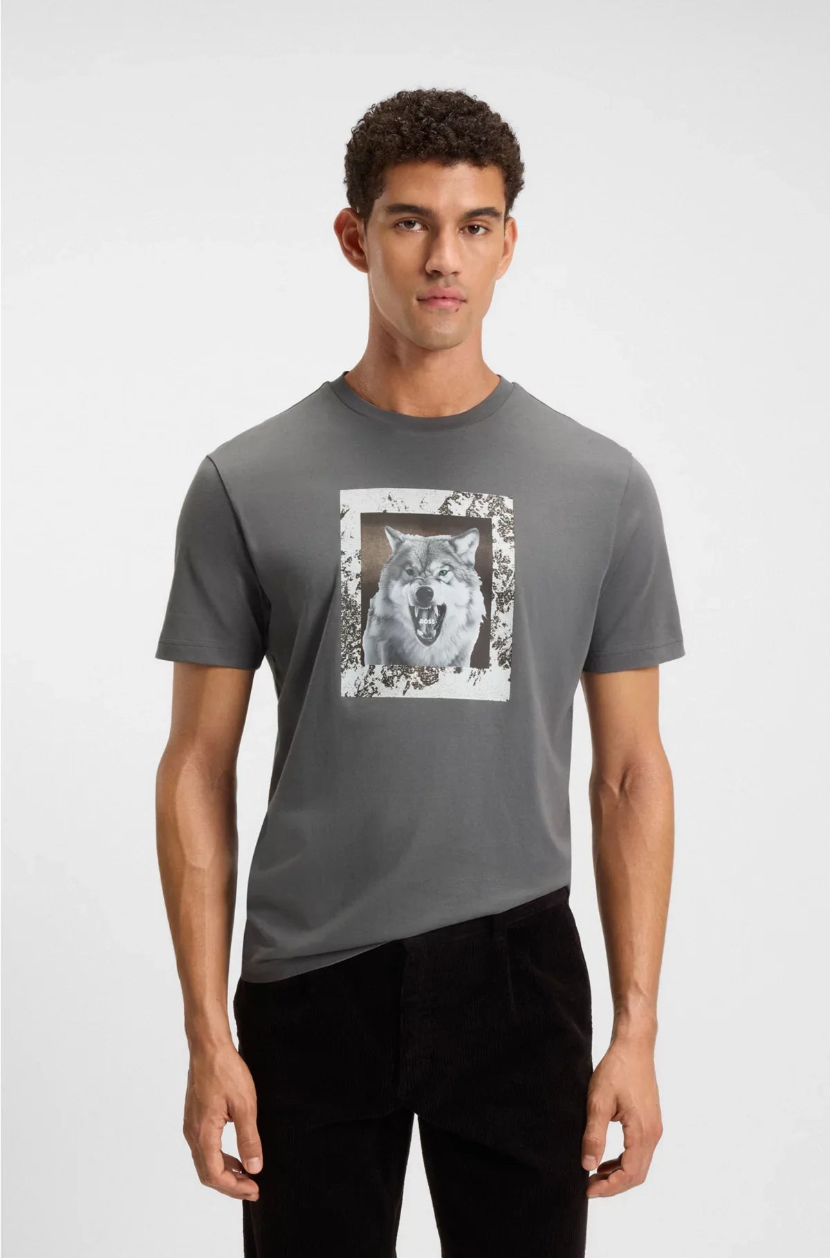 COTTON-JERSEY T-SHIRT WITH ANIMAL ARTWORK