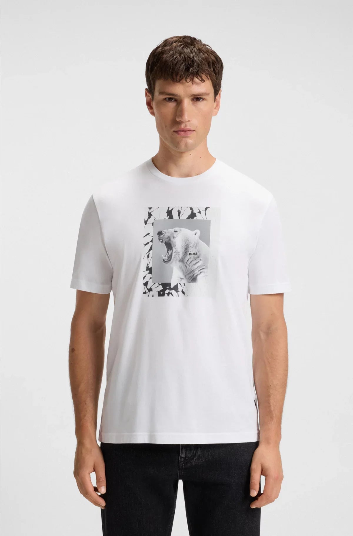 COTTON-JERSEY T-SHIRT WITH ANIMAL ARTWORK