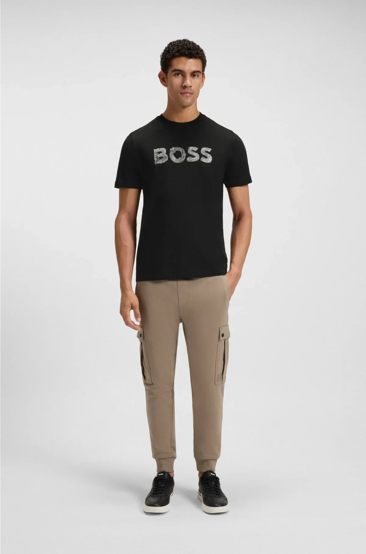 REGULAR-FIT T-SHIRT IN COTTON WITH LOGO ARTWORK