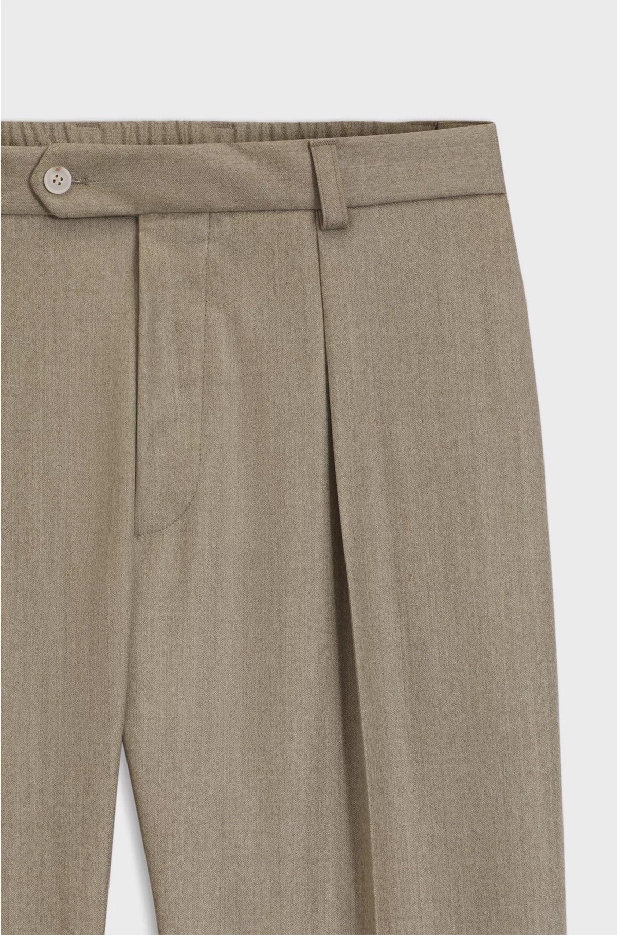 RELAXED-FIT TROUSERS IN VIRGIN WOOL