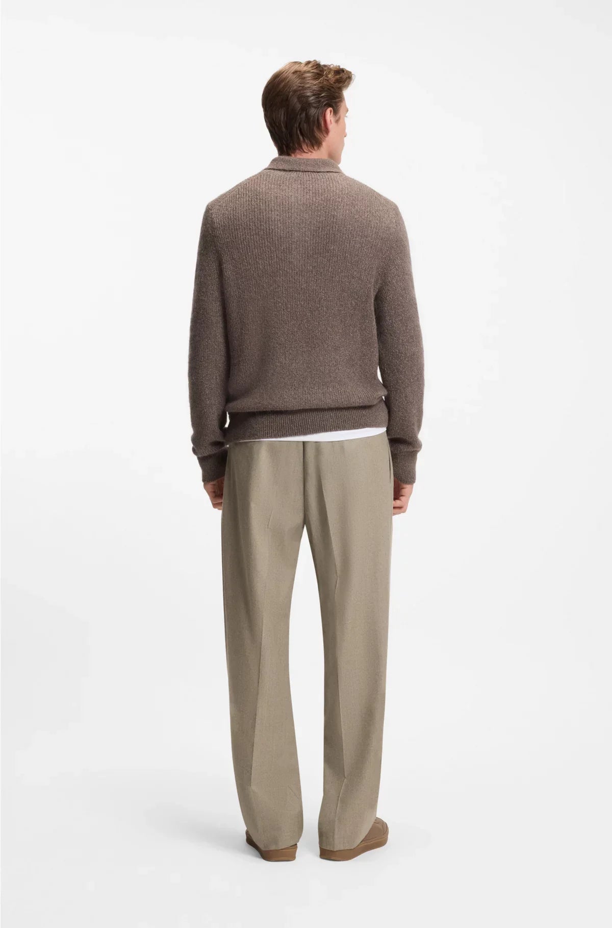 RELAXED-FIT TROUSERS IN VIRGIN WOOL