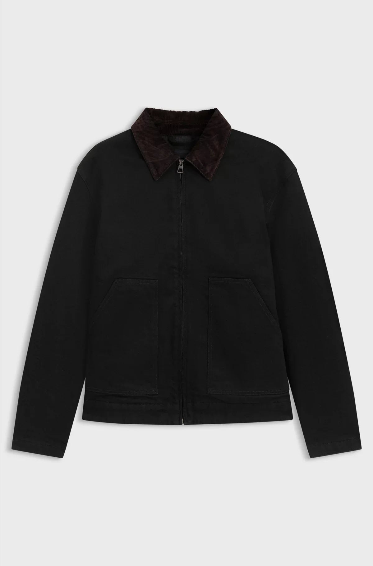 JACKET IN BLACK RIGID DENIM