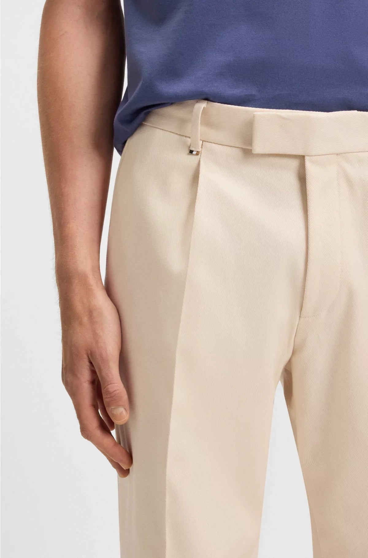 WASHABLE TROUSERS IN COMFORT-STRETCH FABRIC