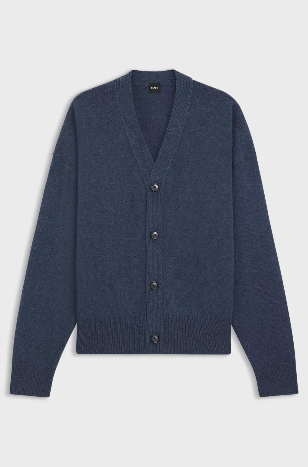RELAXED-FIT CARDIGAN IN VIRGIN WOOL