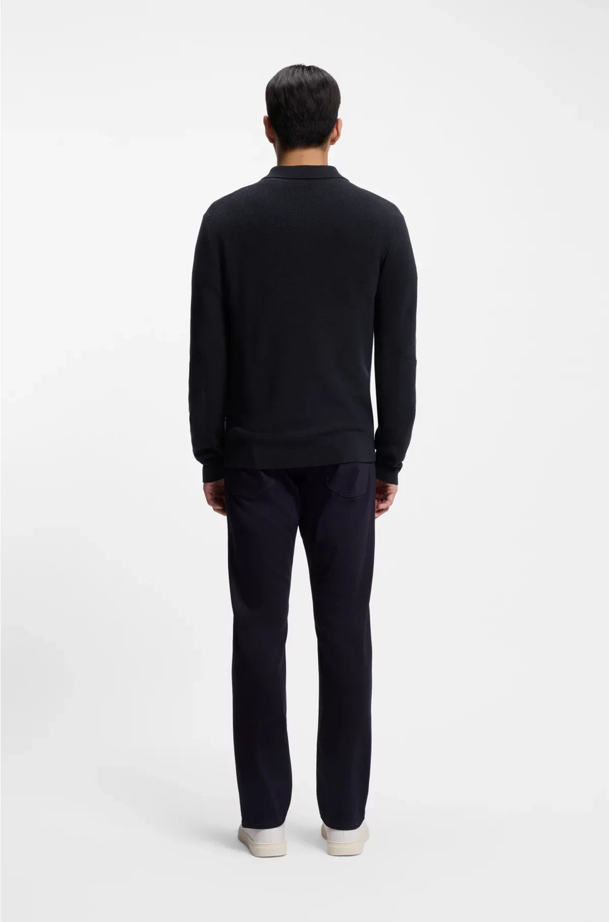 MAGLIONE IN PURA LANA VERGINE CON COLLO A ZIP