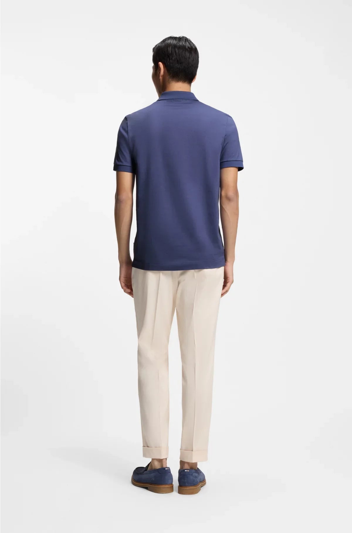 REGULAR-FIT POLO SHIRT IN MERCERISED COTTON