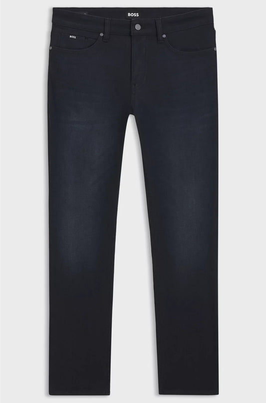 DELAWARE SLIM-FIT JEANS IN BLUE KNITTED DENIM
