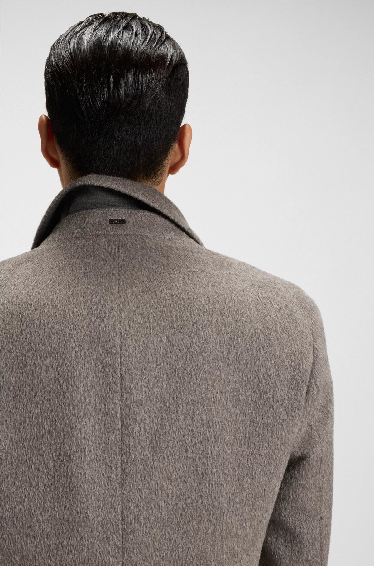 SLIM-FIT COAT IN AN ALPACA BLEND