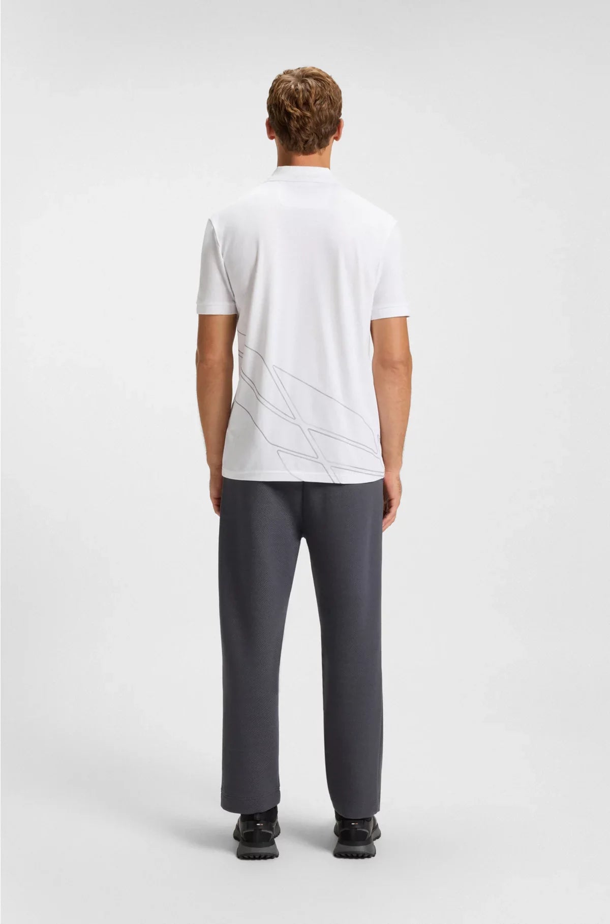 PADDY COTTON-BLEND POLO SHIRT WITH ARTWORK