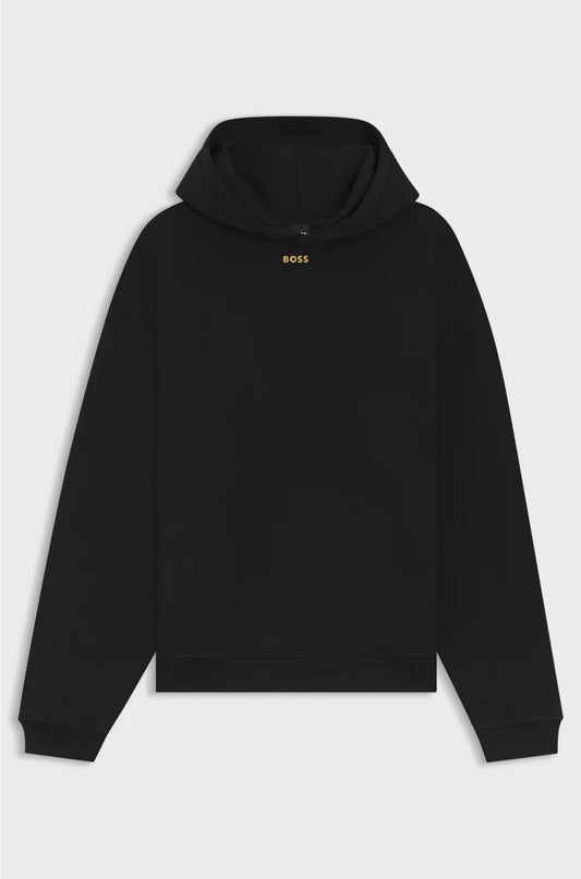 COTTON-TERRY HOODIE WITH LOGO ARTWORK