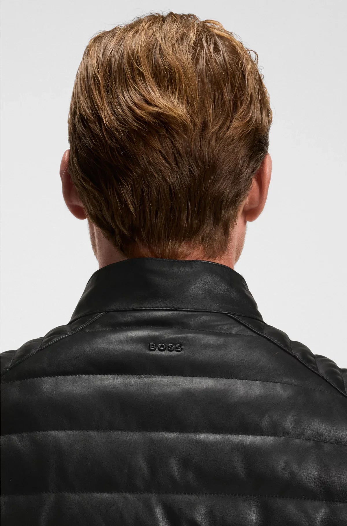 NAPPA-LEATHER JACKET WITH MIXED QUILTING