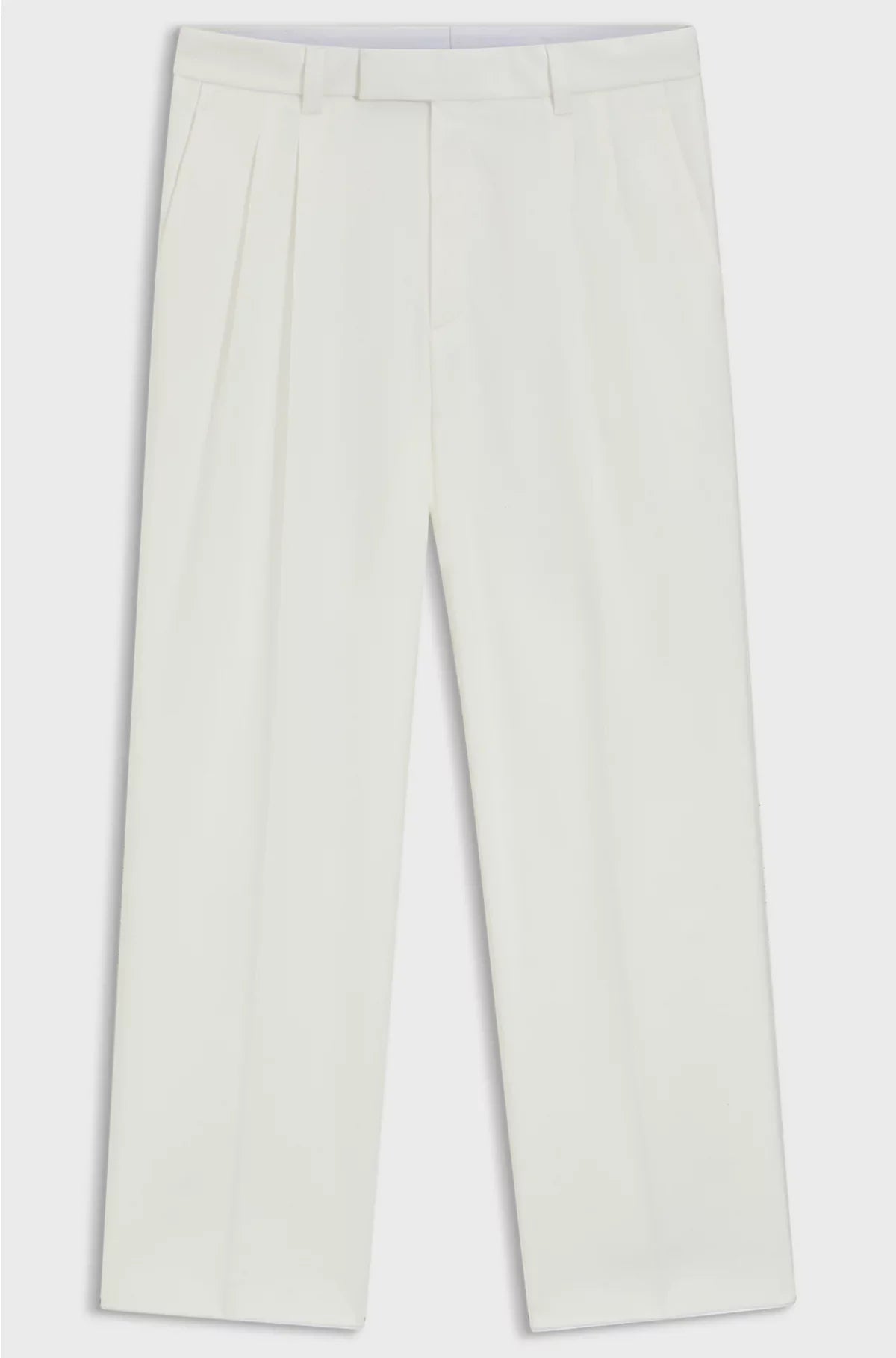 RELAXED-FIT TROUSERS IN MERCERISED STRETCH COTTON