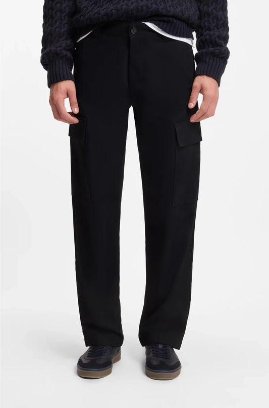 PANTALONI CARGO IN COTONE MICROFANTASIA