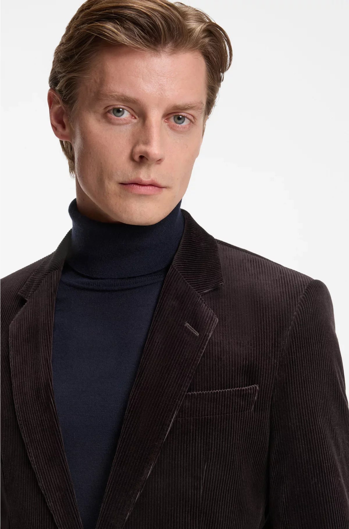 BLAZER IN COTONE A RIGHE