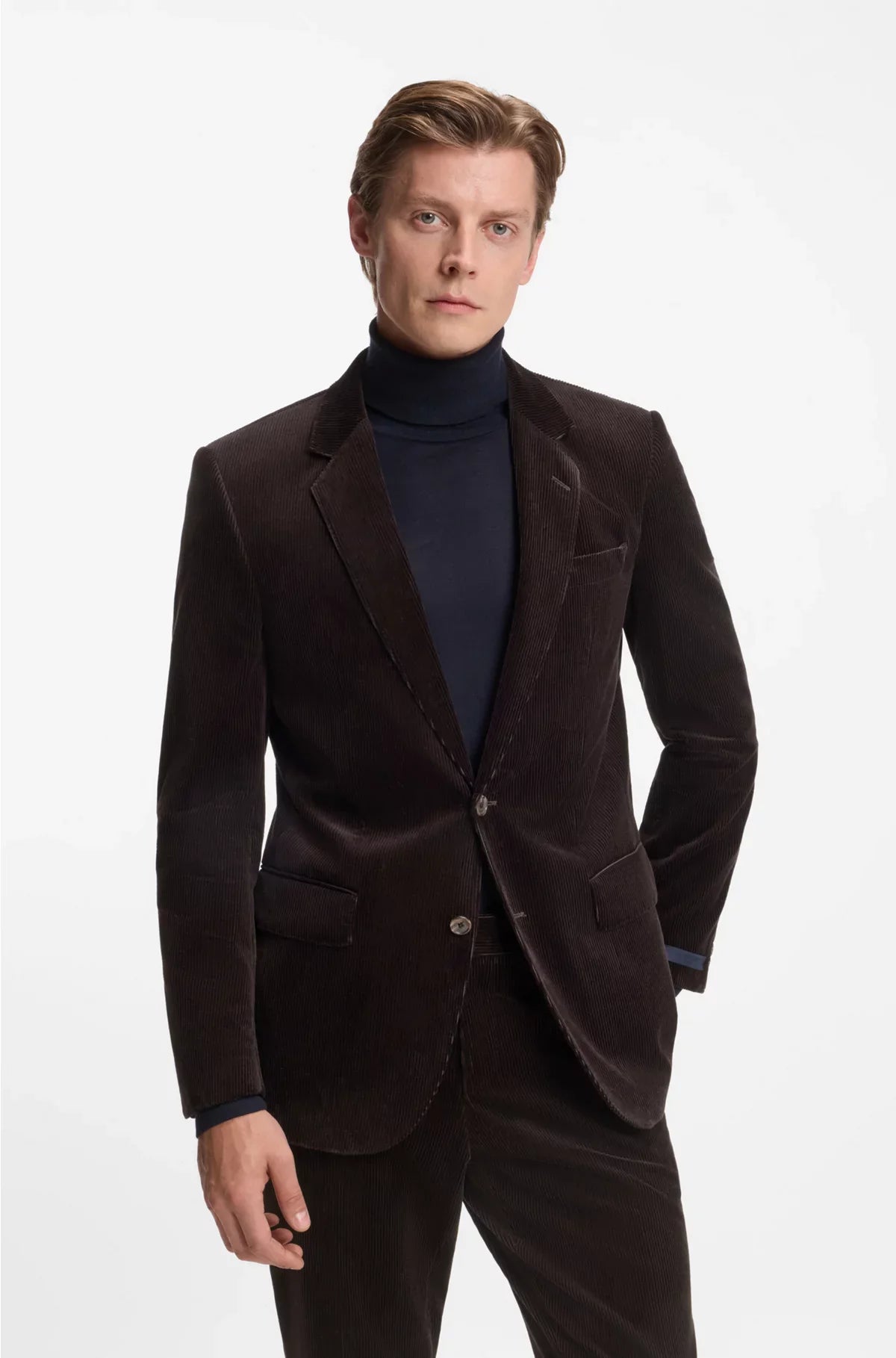 BLAZER IN COTONE A RIGHE