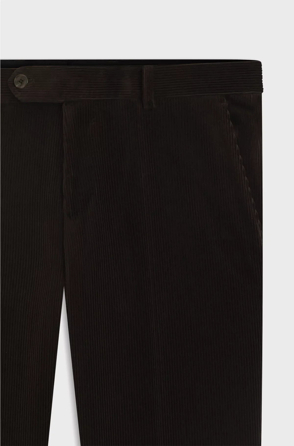 PLEAT-FRONT TROUSERS IN STRIPED COTTON
