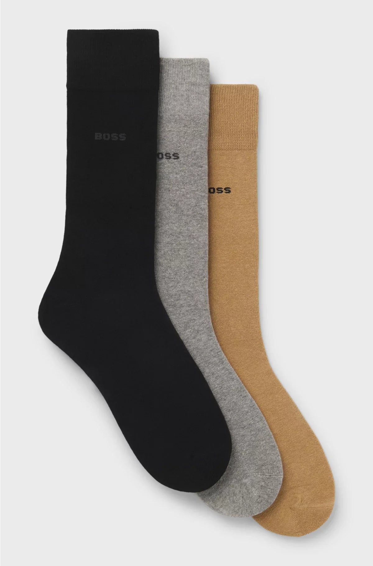THREE-PACK OF REGULAR-LENGTH SOCKS WITH LOGOS