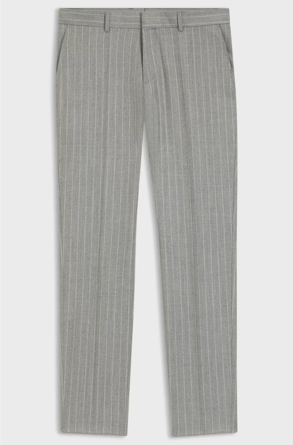 FORMAL TROUSERS IN STRIPED VIRGIN WOOL