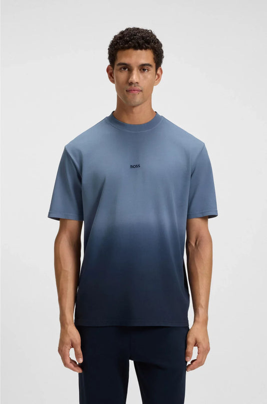 T-SHIRT IN COTONE-JERSEY CON EFFETTO DÉGRADÉ
