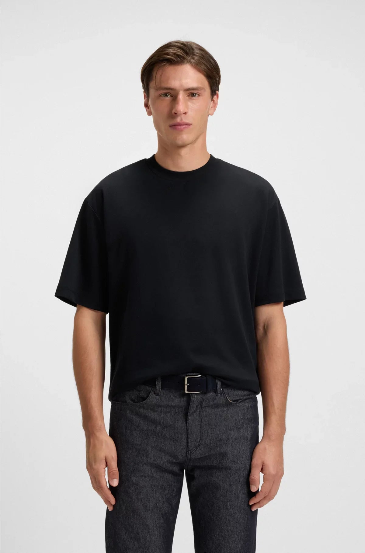 RELAXED-FIT COTTON-BLEND T-SHIRT