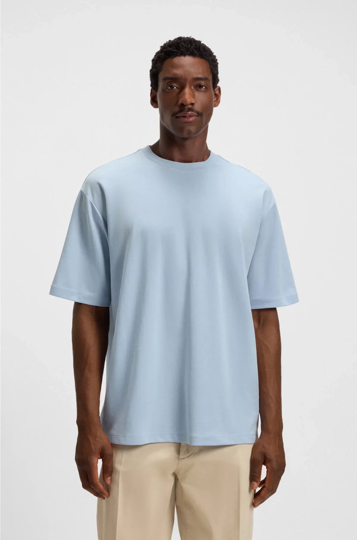 RELAXED-FIT COTTON-BLEND T-SHIRT