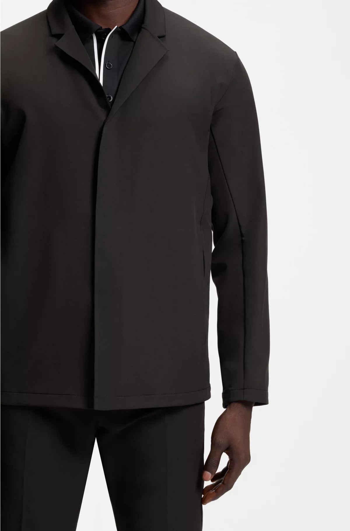WATER-REPELLENT JACKET IN STRETCH FABRIC