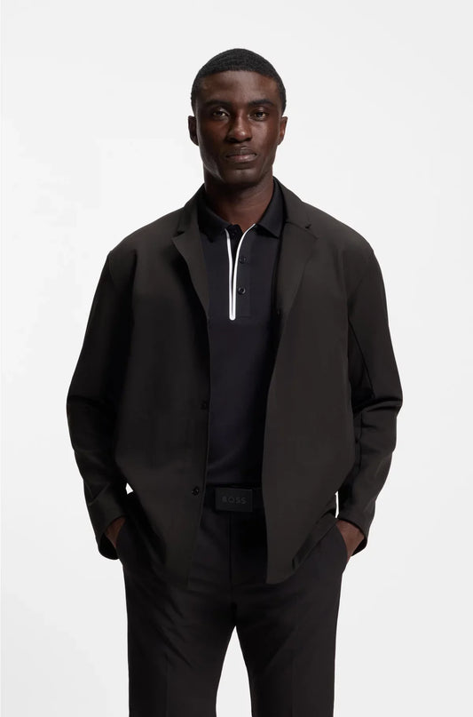 WATER-REPELLENT JACKET IN STRETCH FABRIC