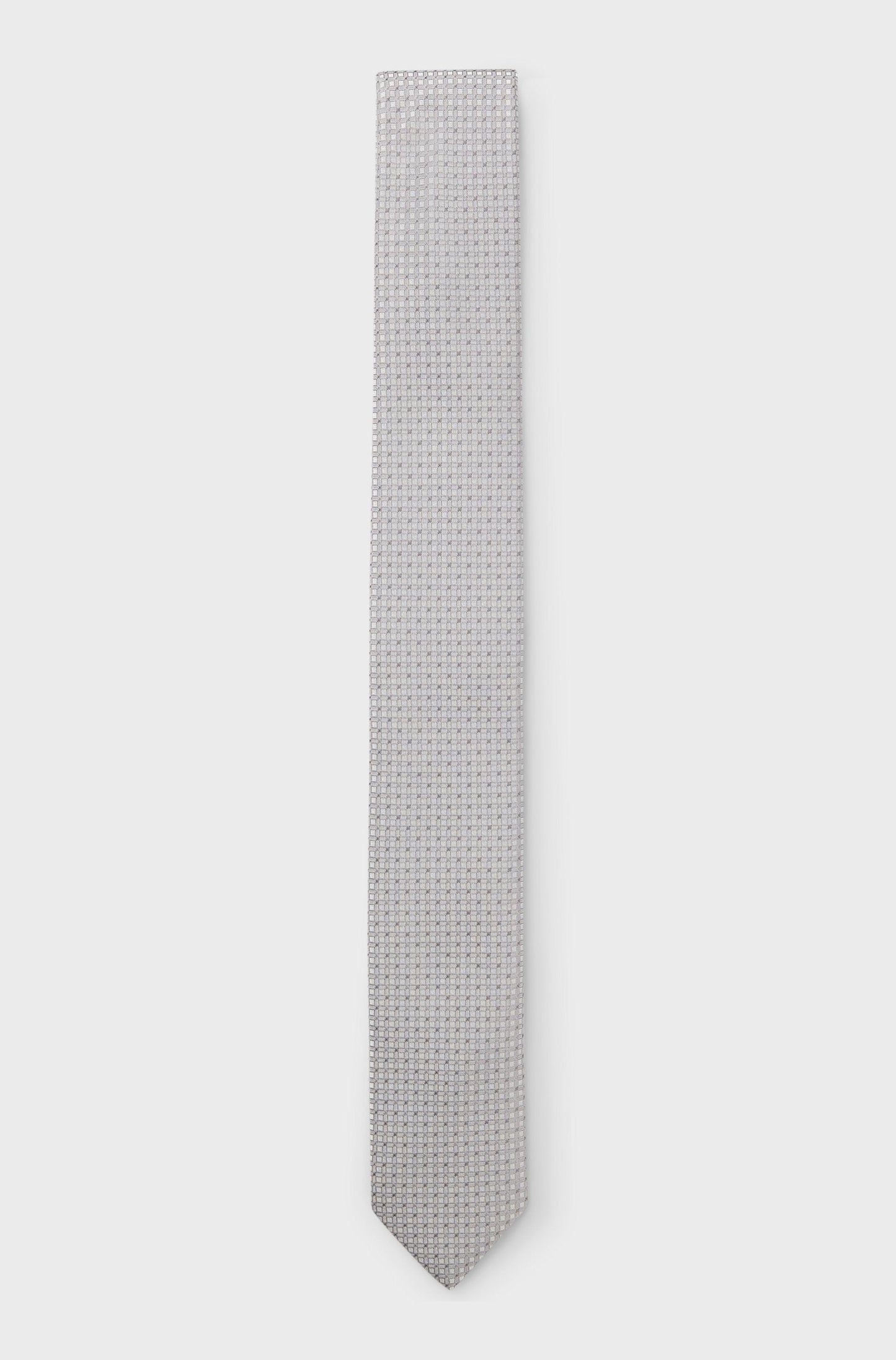 CRAVATTA IN MISTO SETA CON MOTIVO JACQUARD