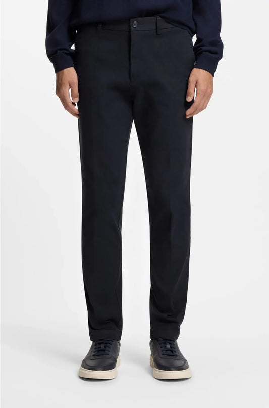 PANTALONI SLIM-FIT IN TWILL DI COTONE STRETCH