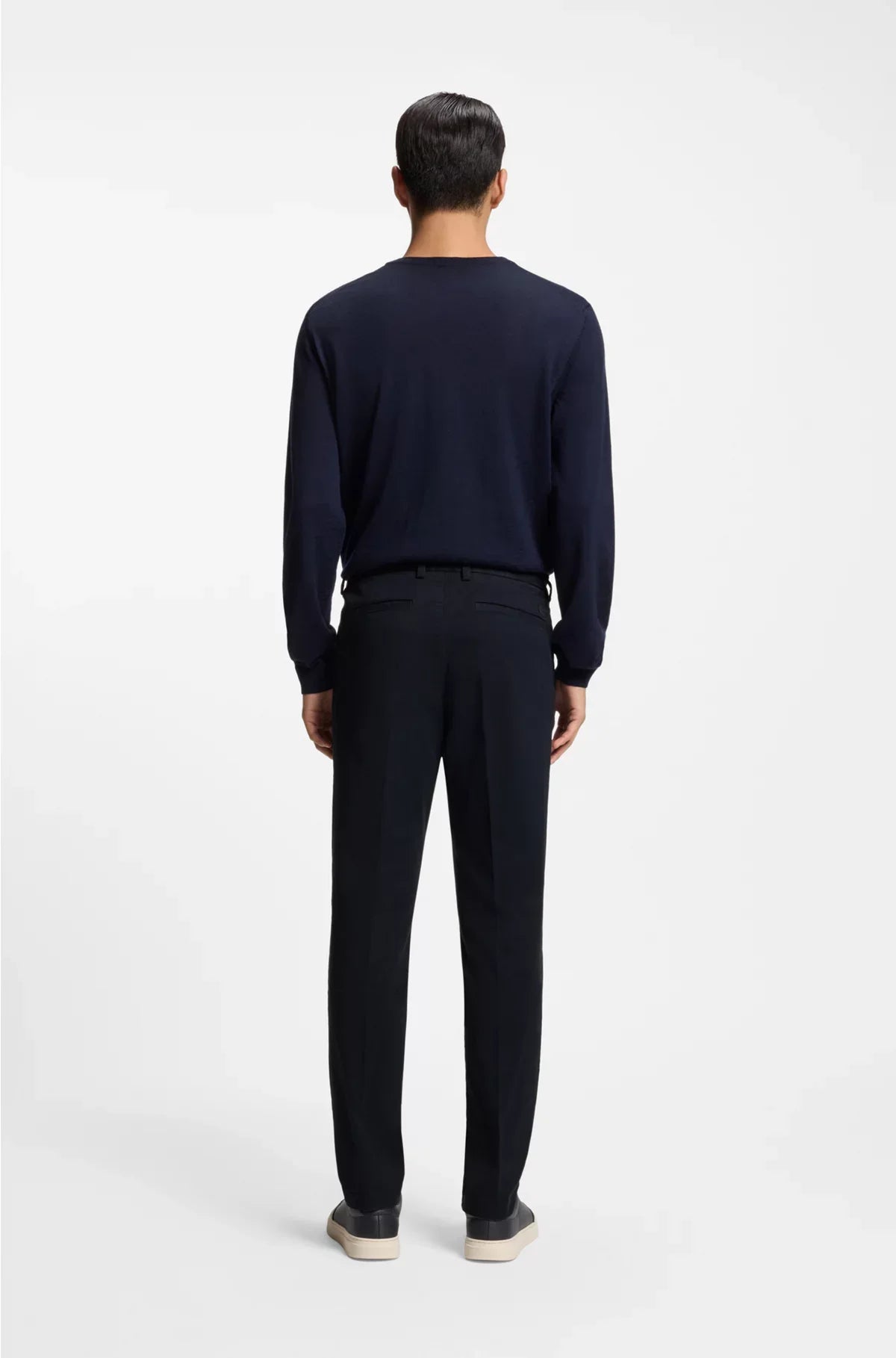 PANTALONI SLIM-FIT IN TWILL DI COTONE STRETCH