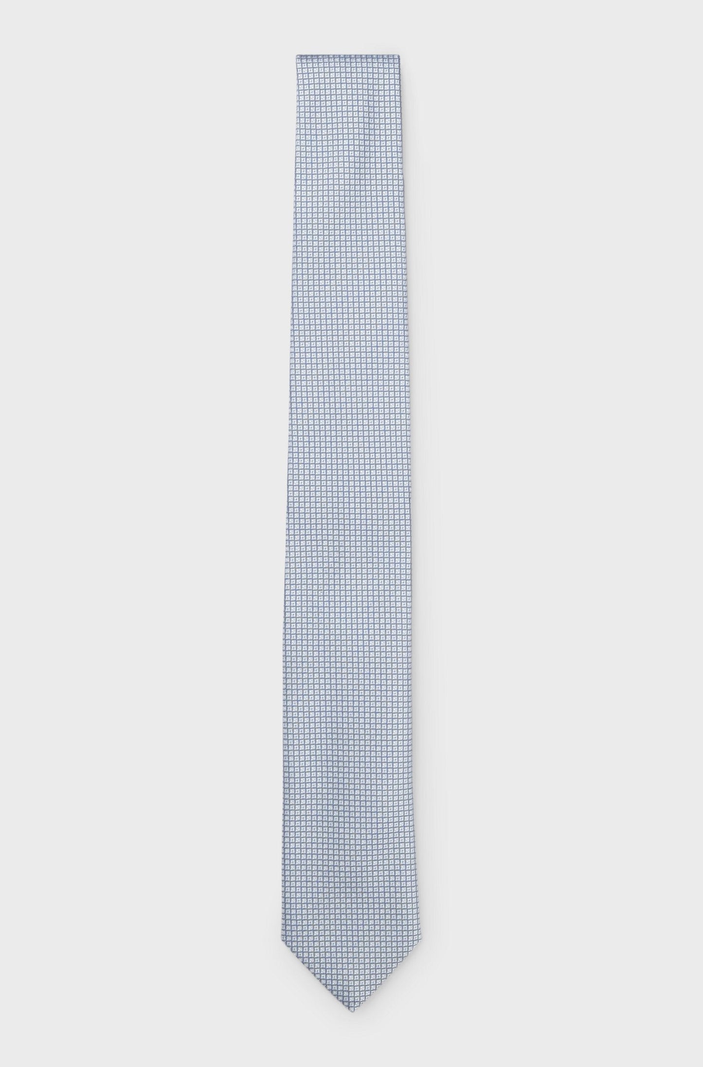 CRAVATTA IN MISTO SETA CON MOTIVO JACQUARD