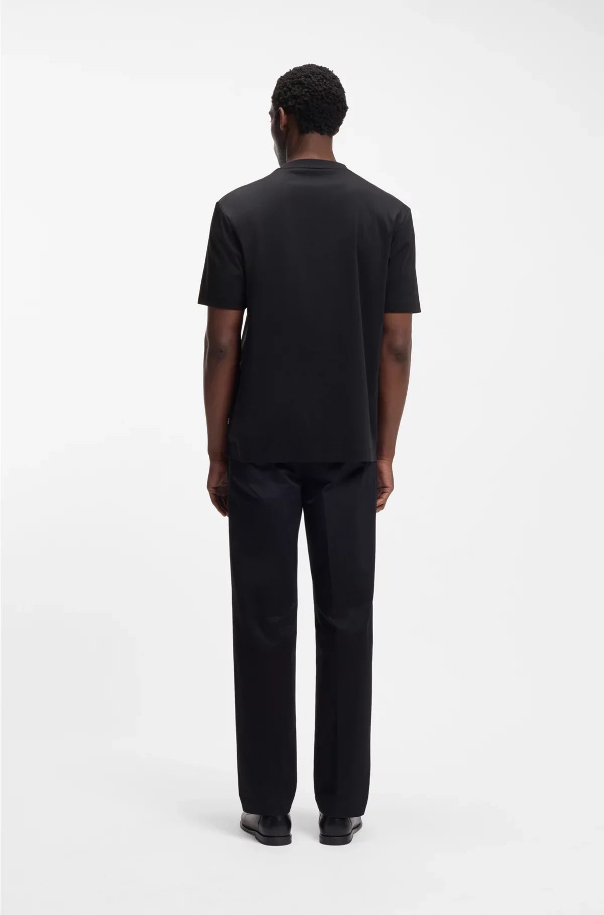 MERCERISED-COTTON T-SHIRT WITH DOUBLE B MONOGRAM
