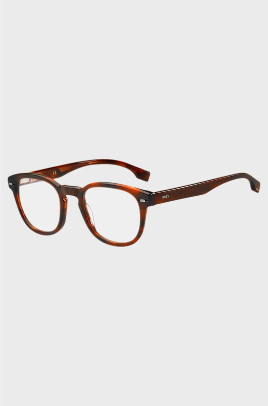 HAVANA-ACETATE OPTICAL FRAMES WITH METAL RIVETS