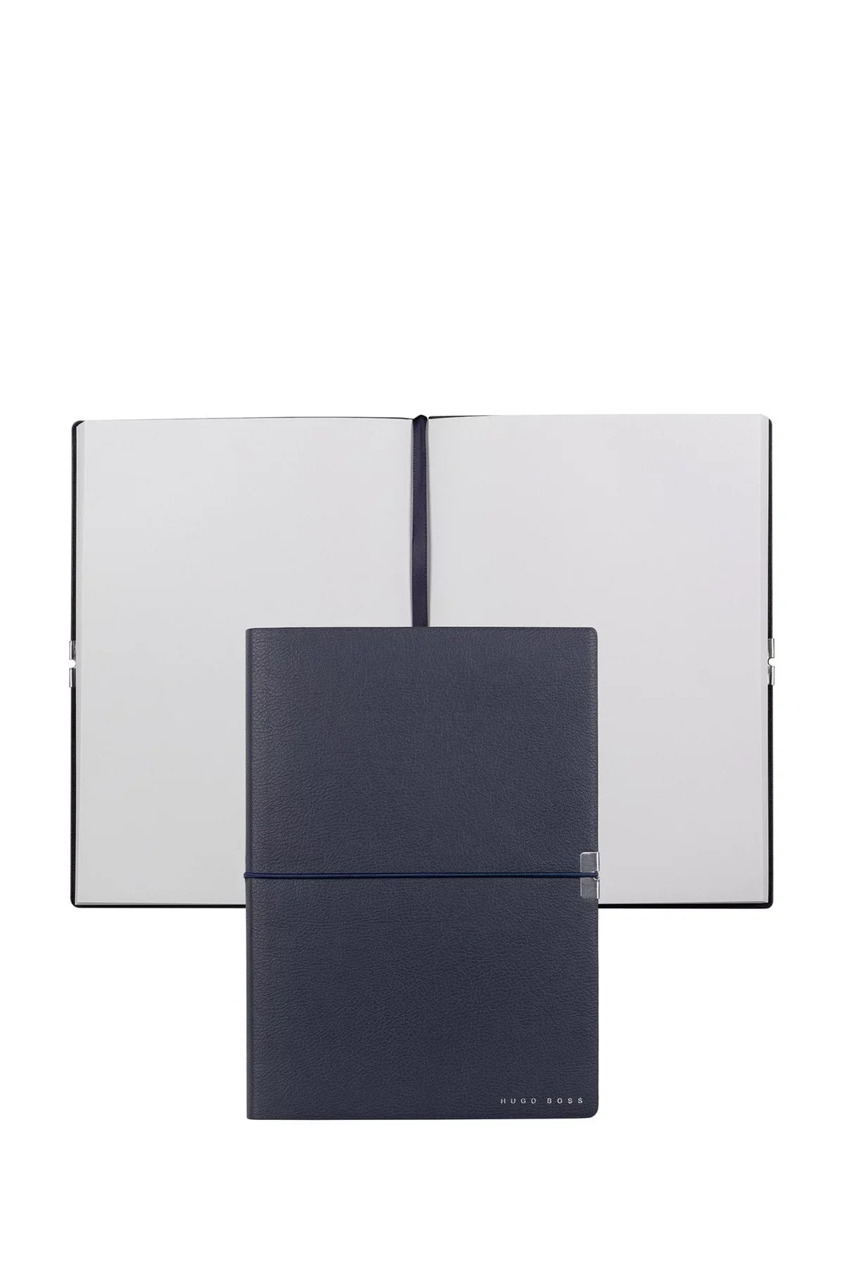 BLOCCO NOTES A5 BLU SCURO IN SIMILPELLE